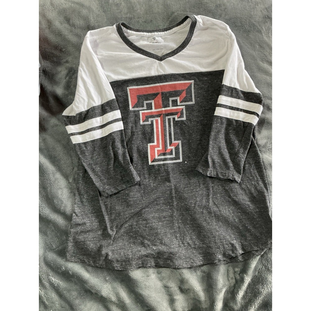 Fanatics Gray and White Long Sleeve Tee
